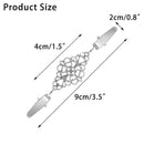 5X(2Pcs Women Cardigan Sweater Blouse Pin Shawl Brooch Clips Shirt Collar  N8G7)