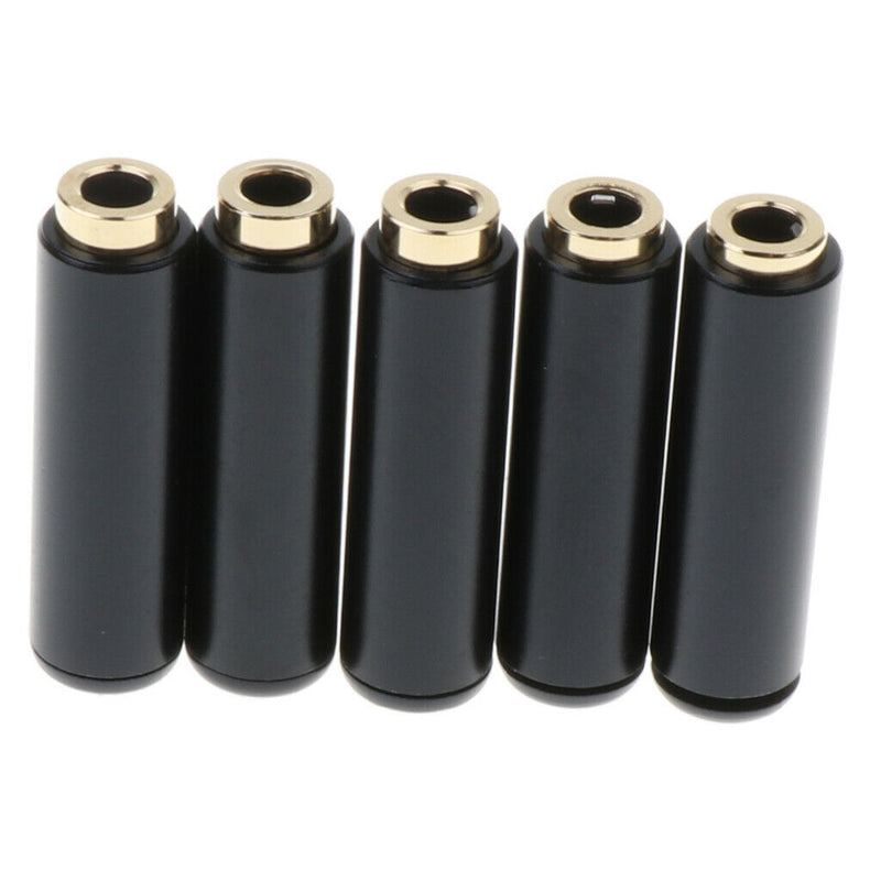 5Pcs 3.5mm Headphone Female Plugs Soldering 4 Poles Connectors with Micphone
