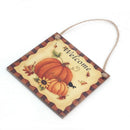 Wooden Hanging Plaque Sign Thanksgiving Door Hanger Wall Decorations Party  F2H3