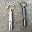 Stainless Steel Key Chain Lifesaving Emergency SOS Outdoor Survival Whistle Gw