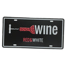 Rustic Metal Tin Sign Plaque Wall Artwork Poster Home Cafe Art Decor -I WINE