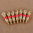 100Pcs Car Truck R134A Air Conditioning AC Valve Core Tyre Tire Stem Motorbike