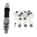 15pcs Luminous Silicone Fishing Rod Guides Tips Top Eye Rings with Reel Seat