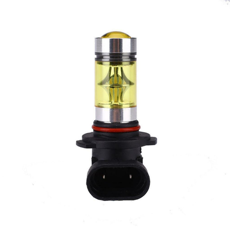 2 Pieces Car 9005 HB3 100W Yellow LED Bulb for Fog Running DRL Light Lamp