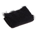 3 Yards Crafts Black Eyelash Lace Trim Floral Sewing Dress Making 22cm Width