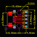 5PCS mini USB to DIP Adapter Converter for 2.54mm PCB Board DIY Power Supply SEA
