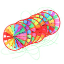 Rainbow Wheel Windmill Wind Spinner Whirligig Garden Funny Children ToysB Gw