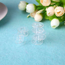 50pcs Universal Plastic Transparent Empty Bobbins Spool for Sewing Machine A