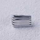 10Pcs Empty metal aluminum palette pans cosmetic eyeshadow blush lipstick  Z