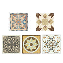 60 Pieces Decorative Tile Stickers Stick Vinyl Adhesive Tiles Backsplash