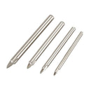 4pcs Porcelain Tile Mirror Glass Ceramic Drill Bits Set 5/6/8/10mm Spear He N5K5