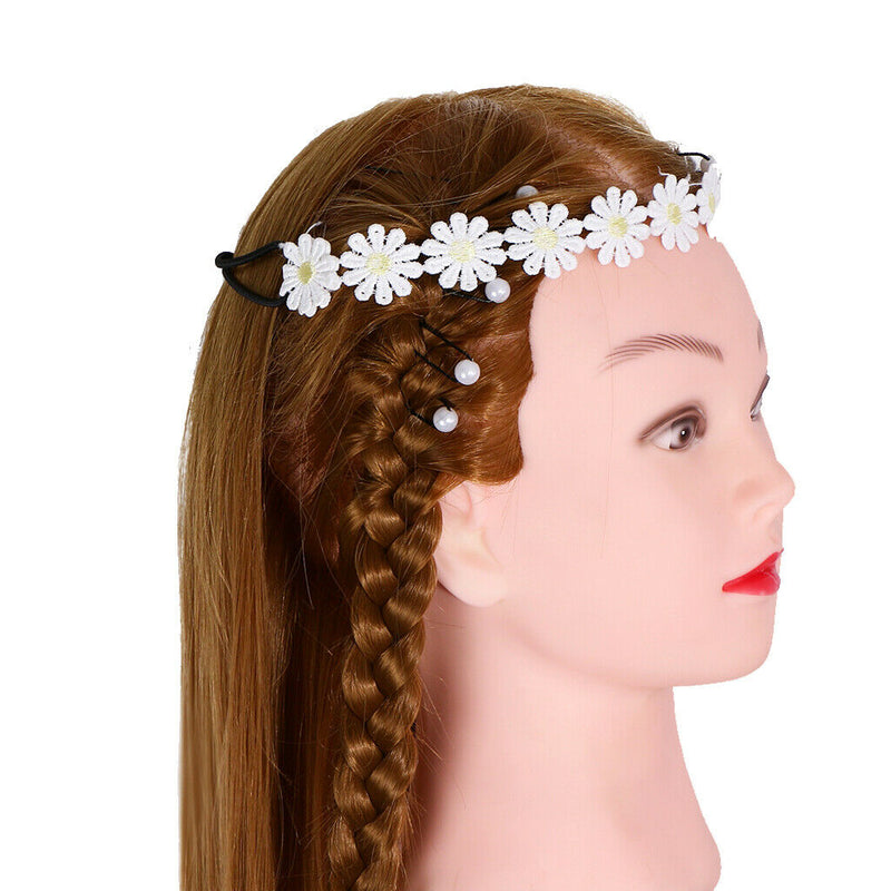 Daisy Hairband Headband Wedding Festival Elastic Flower Floral Hair Garland
