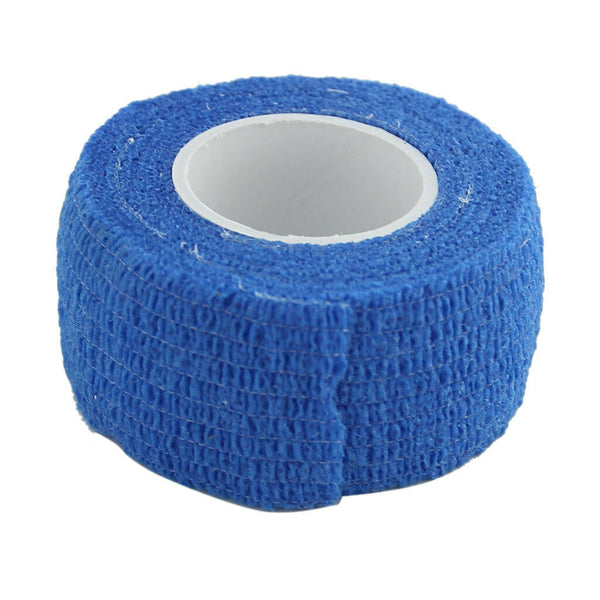 2.5cm First Aid  Ankle Care Self-Adhesive Bandage Gauze Tape Blue