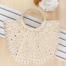 Women'S Straw Hand Bag Large Shoulder Tote Bag Bucket Summer Bags Women Tas M5S6