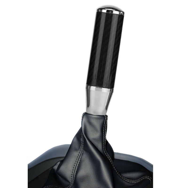 Car Gear Shift Knob Carbon Fiber Aluminum Shifter Lever Stick Knob Universal