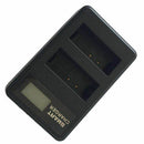 Dual LCD Display Battery Charger For Canon LP-E10 T6 T5 T3 EOS 1100D 1200D VFU
