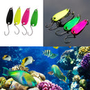 4pcs Metal Spoon Fishing Lure Hard Bait Fishing Tackle 2.5g with 4 Colors