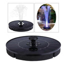10V 2.4W Mini Floating Solars Fountain Pump Free Standing for Pond Pool