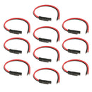 10x SAE Harness DIY Extension Connector For Solar Batteries Charger 30cm