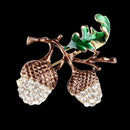Rhinestone Pine Tower Brooches Women'S Alloy Plants Weddings Banquet Party