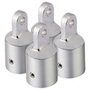 4Pcs 25mm Eye End Cap Bimini Top Eye End Cap Fitting Boat Marine Hardware 3