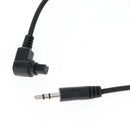 Black Flash Cable Cord, Remote Shutter Release Cable, 100cm/39.37inch Length