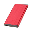 2x 2.5" Alloy USB 2.0 to SATA External HDD HD Hard Disk Drive Enclosure Case