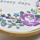 Flower Embroidery Kit, Pre-printed Chinese Traditional Full Set of Cross Stitch