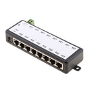 Universal 8 PoE Ports Power Adapter HUB Separator For IP Camera Wirelss AP VoIP