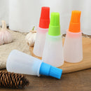 Silicone Oil Bottle with Brush Grill Liquid Oil Pastry Kitchen Baking BBQ Tool