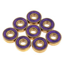 8Pcs Titanium ABEC 11 Bearings For Skateboards Inline Skates
