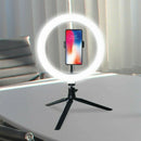 10" LED Selfie Ring Light with Tripod Stand Phone Holder for Live Makeup bs