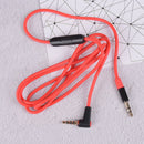Audio replacement cable inline remote mic microphone headset for headphones 3C