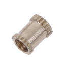 100Pcs M3x6mm Threaded Round Brass Knurl Thread Insert Nuts Brass Tone Nuts JC!c
