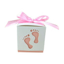 50 Pcs Ribbon Gift Candy Box Wedding Gift Cans And Gifts Wedding Creative C