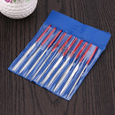 10Pcs Guitar Violin Zither Diamond File Needle Handle Files Instrument DIY