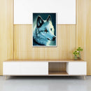 Animal 5D Diamond Painting DIY Full Round Drill Rhinestone (Wolf LD537)