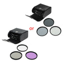 58mm ND2 ND4 ND8 Neutral Density Filter Lens Set With Bag For Canon Nikon Lens
