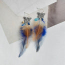 Fashion Bohemian Earrings Women Long Tassels Fringe Boho Dangle Earrings Je V8S2