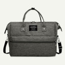 Mommy Travel Shoulder Crossbody Handbags Large Maternity Nappy Bags (Grey) A