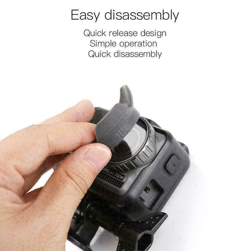 Silica Gel Camera Lens Sun Hood Lens Sunshade Protector for DJI OSMO Action New