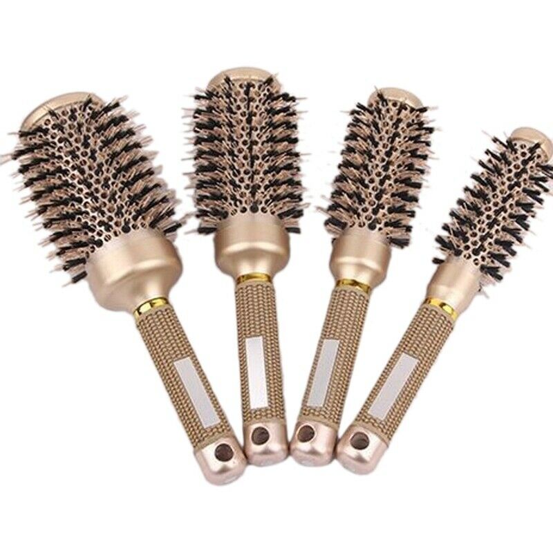 Professional Ceramic Radial Roll Round Comb Hairdressing Brush Salon Stylin E5F3