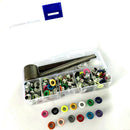 400pcs 3mm Metal Eyelet Rivets