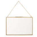 Metal & Glass Hanging Photo Frame Portrait & Landscape & Specimen 20x15cm