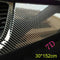 7D Glossy Carbon Fiber Vinyl Film Car Interior Wrap Stickers Auto Bubble-Free