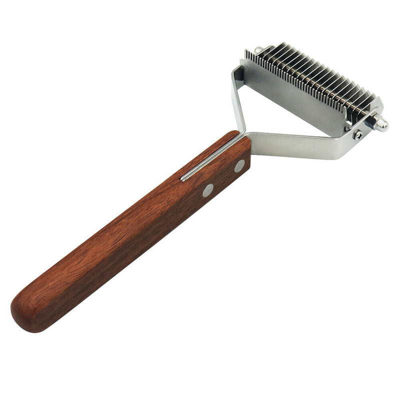 For Long Hair Remover Dogs Cats Undercoat Grooming Rake Stainless Steel Pet Comb