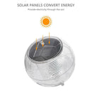 Colorful LED Solar Floating Light Underwater Pool Yard Decorative Ball Lamp