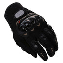 1 Pair Motorcycle Gloves Racing Gloves Fiber PU Black -XL