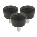 3 Pcs Tripod Rubber Feet and 1/4" Thread Screw for Nikon Manfrotto Bionano
