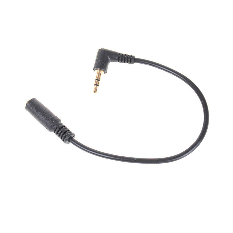 3.5mm 3pole Audio Stereo Male To Female 90 Degree Right Angled Extension Cable U